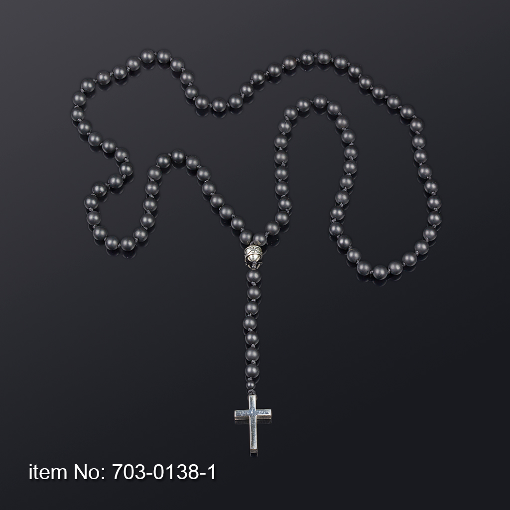 925° Ασημένιο Κολιέ σταυρός με όνυχα 6 mm